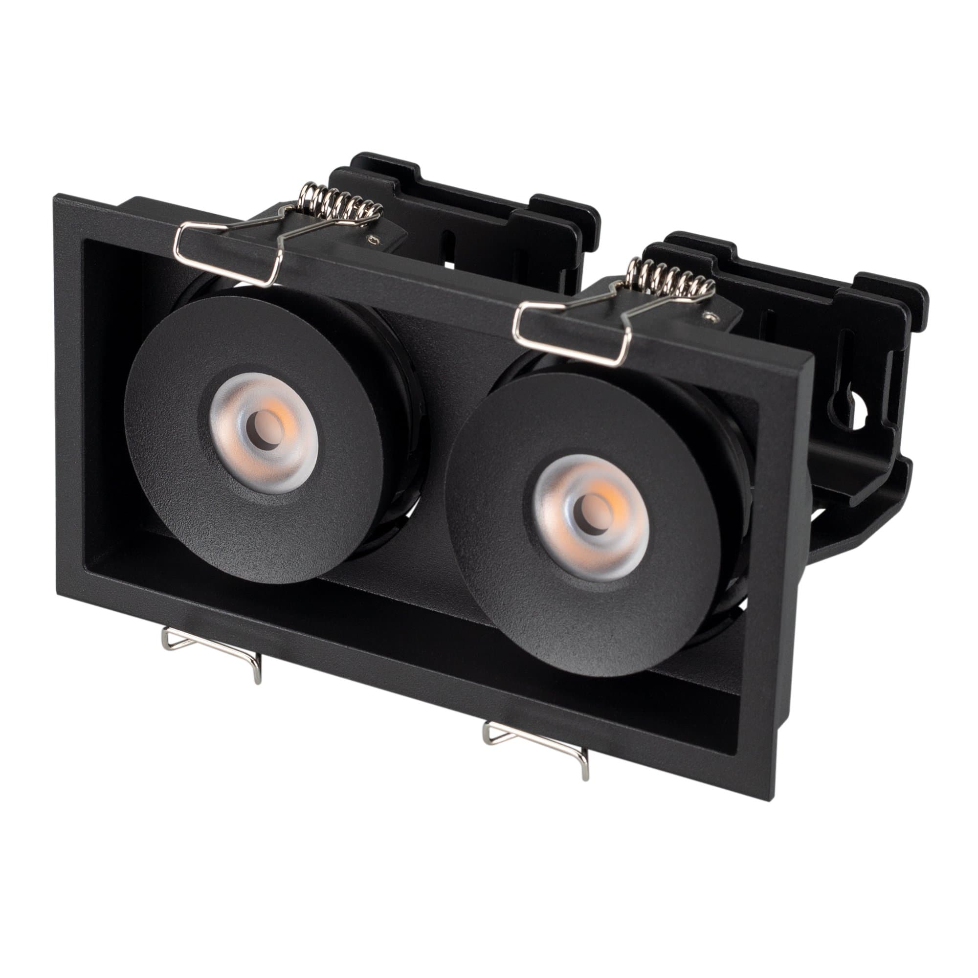 Arlight Светильник CL-SIMPLE-S148x80-2x9W Day4000 (BK, 45 deg) (IP20 Металл, 3 года) 026877 — миниатюра 1