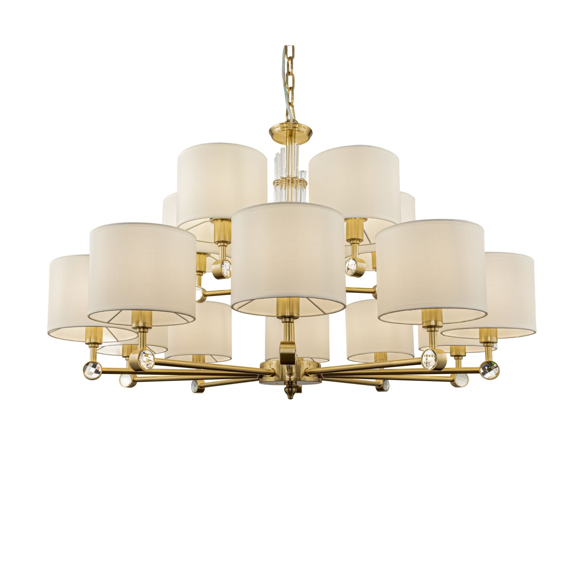 Maytoni Neoclassic Alloro Латунь Люстра MOD088PL-15BS — миниатюра 2