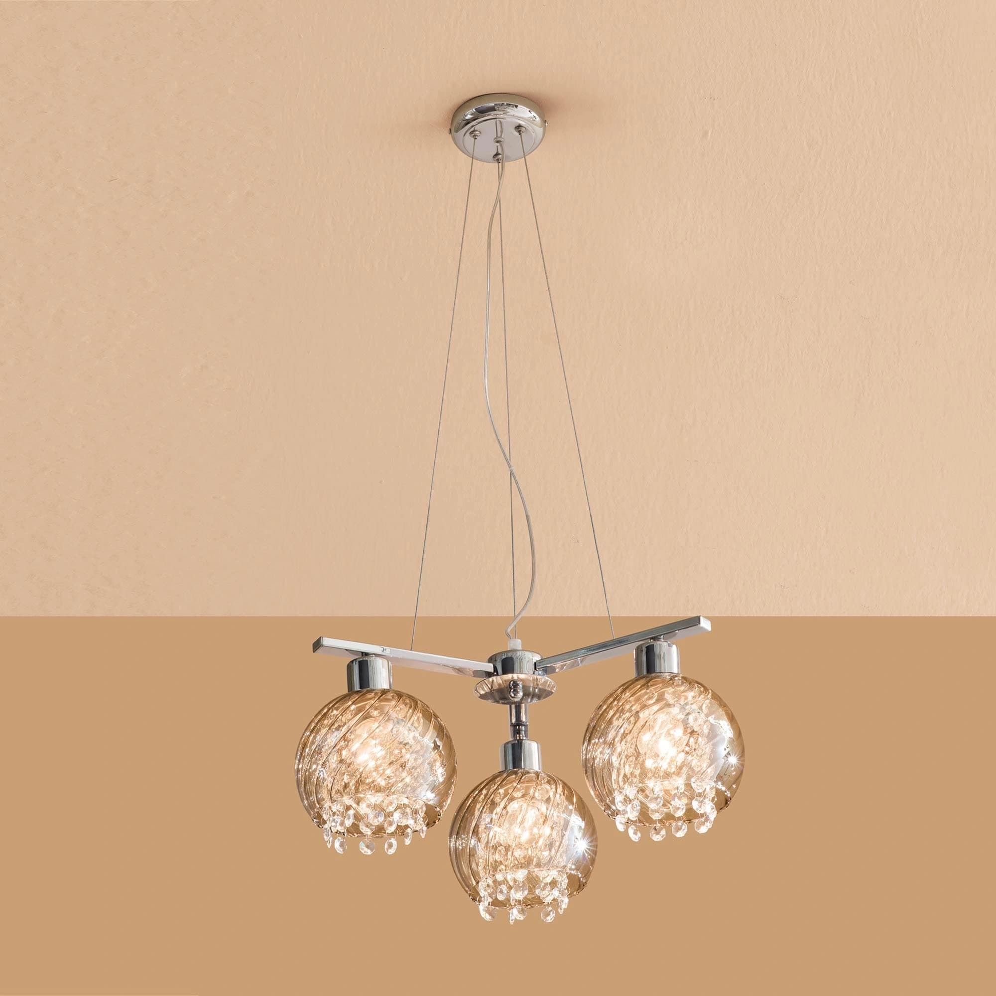 Citilux CL317131 Бейт Хром+Дымч. Светильник Люстра — миниатюра 2