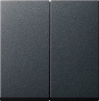 Gira Накладка 2 канальный светор System 55 "антрацит" 231528