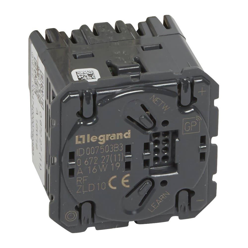 Legrand MyHome Play Zigbee Celiane Светорегулятор-радиоприемник,без N, 8-300Вт. 067227