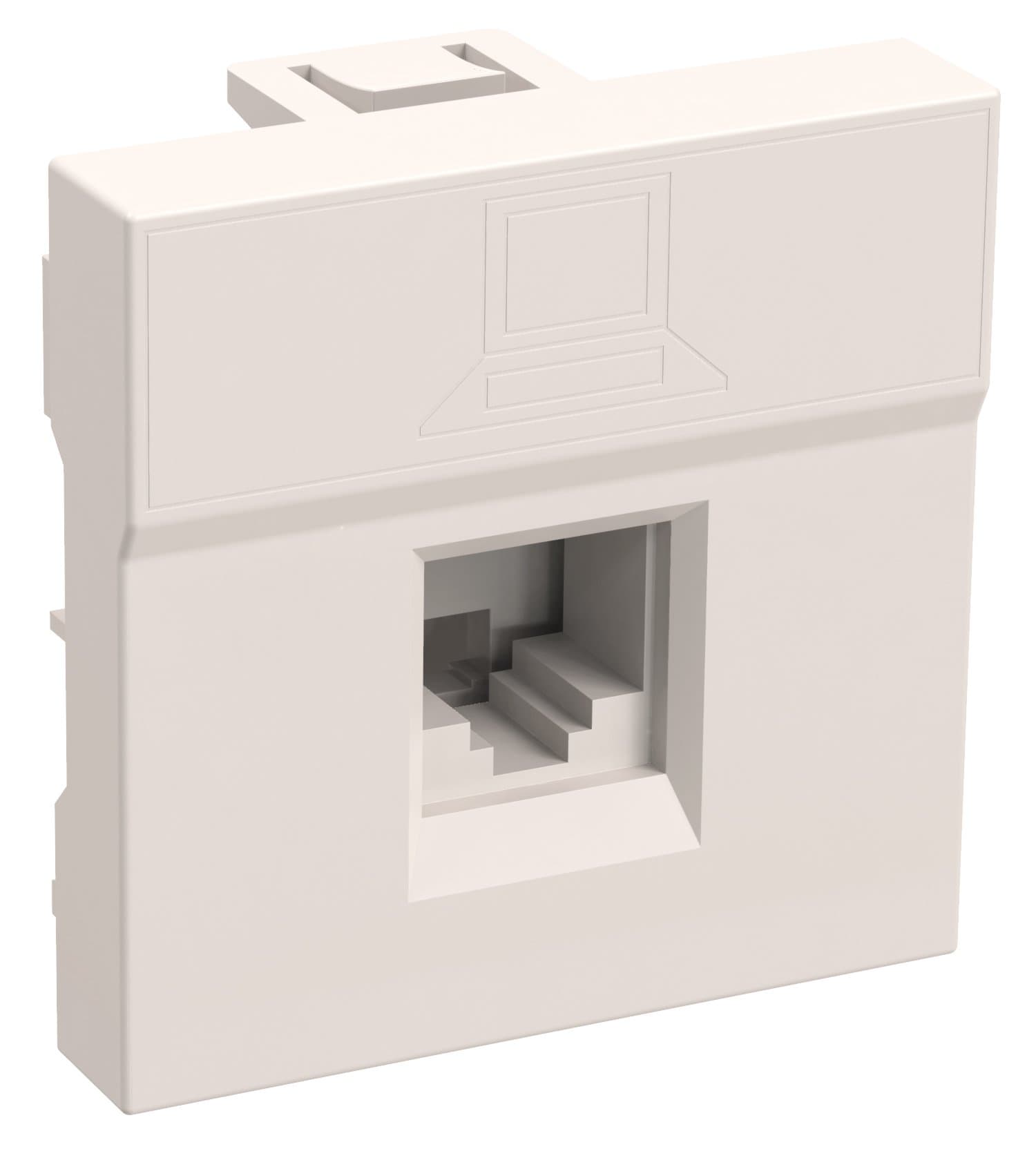 IEK PRIMER Розетка информационная RJ-45 UTP кат.5e, 2 модуля. РКИ-20-00-П
