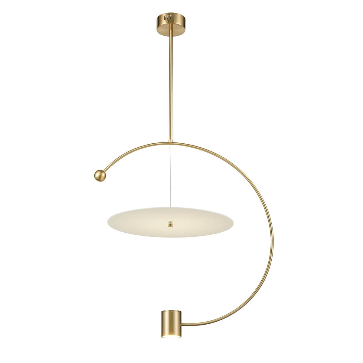 Vele Luce Andromeda Светильник подвесной Led D450*H580/1800 латунь | brass металл | metal VL7284P11