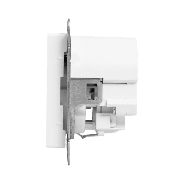 EKF Механизм розетки с USB-A+С - 2шт, 16А, с заземлением, со шторками, белый Эпика — миниатюра 17