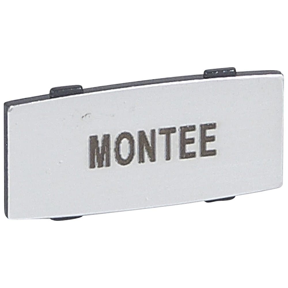 Legrand Osmoz вставк. узкая алюм. "MONTEE" надпись 024336