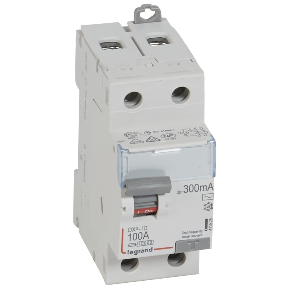 Legrand DX3 УЗО 2P 100А 300мА-AC 411528