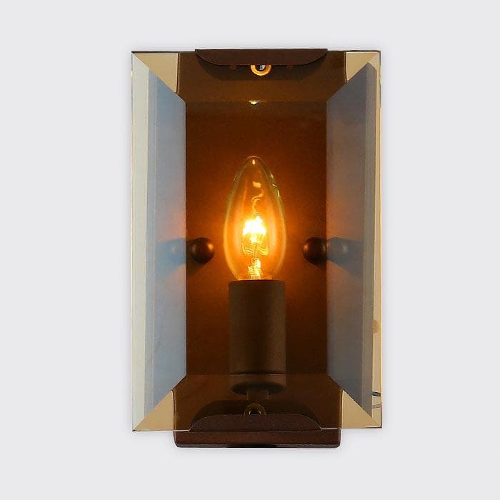 Ambrella Настенный светильник TR5158 CF/TI кофе/янтарь E14/1 max 40W 210*130*100 — миниатюра 3