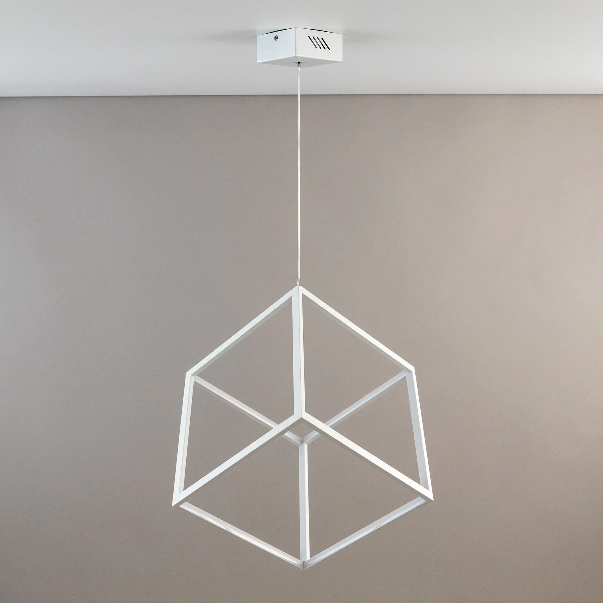 Citilux CL719300 Куб Белый Светильник Подвес, LED 40W*4000K — миниатюра 17