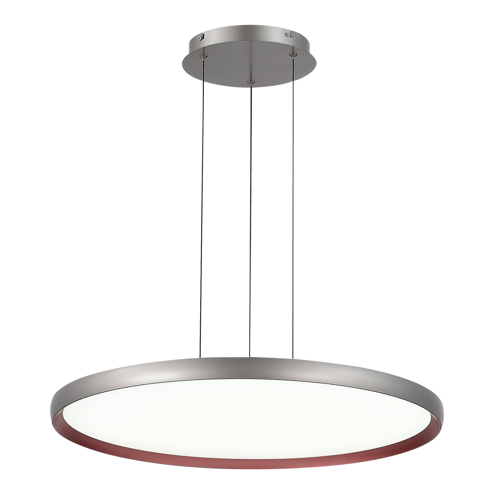ST LUCE SL6015.413.01 Светильник подвесной Темно-Серый/Белый LED 1*45W 3000K-6000K