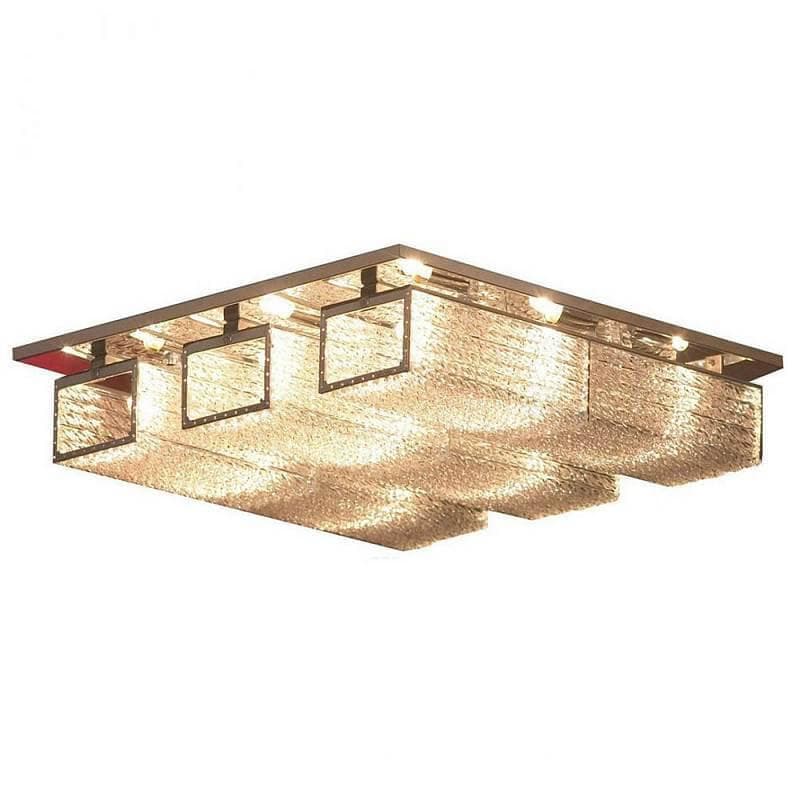 Lussole S.R.L Металл Хром / Стекло Люстра G9 5W GRLSA-5407-09