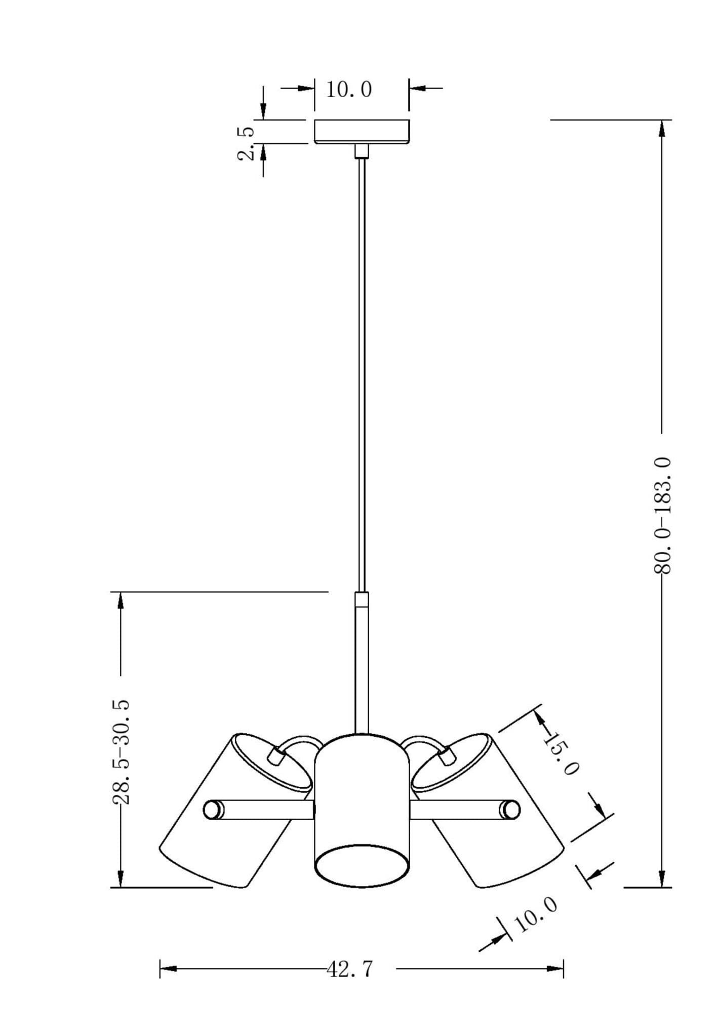 Freya Loft Черно-белый Светильник подвесной FR4004PL-03WB — миниатюра 4