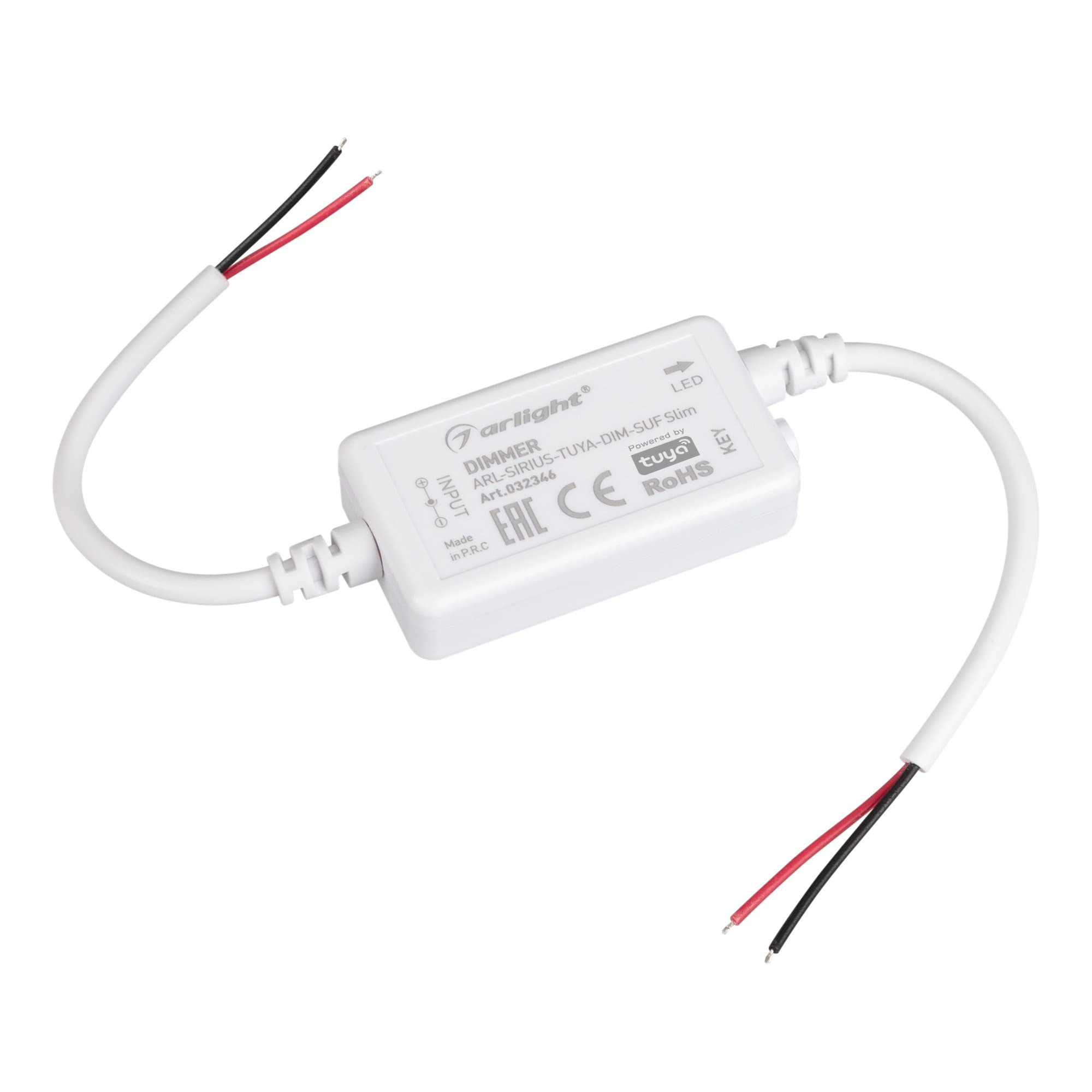 Arlight Диммер ARL-SIRIUS-TUYA-DIM-SUF Slim (12-24V, 1x6A, 2.4G) (IP20 Пластик, 3 года) 032346 — миниатюра 1