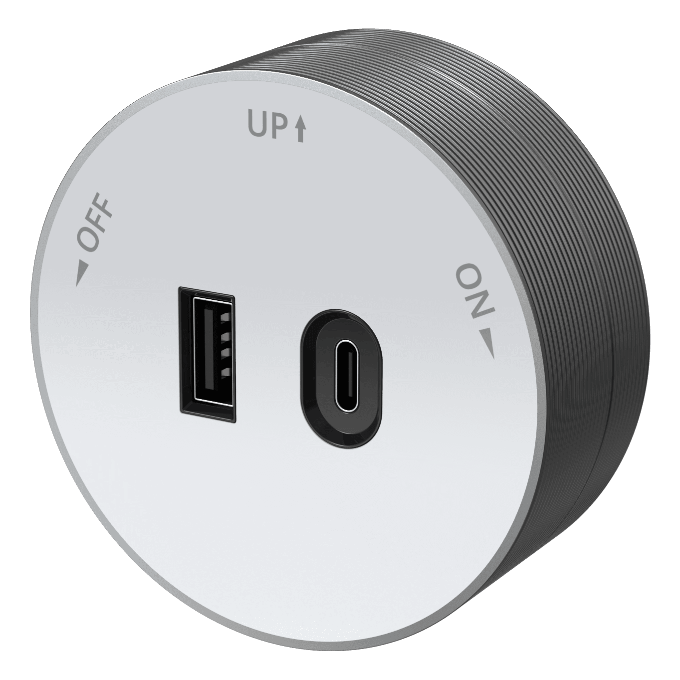 Systeme Electric MultiTrack Розетка 2хUSB (тип А+С) 18Вт, 5В/3А Белый — миниатюра 3