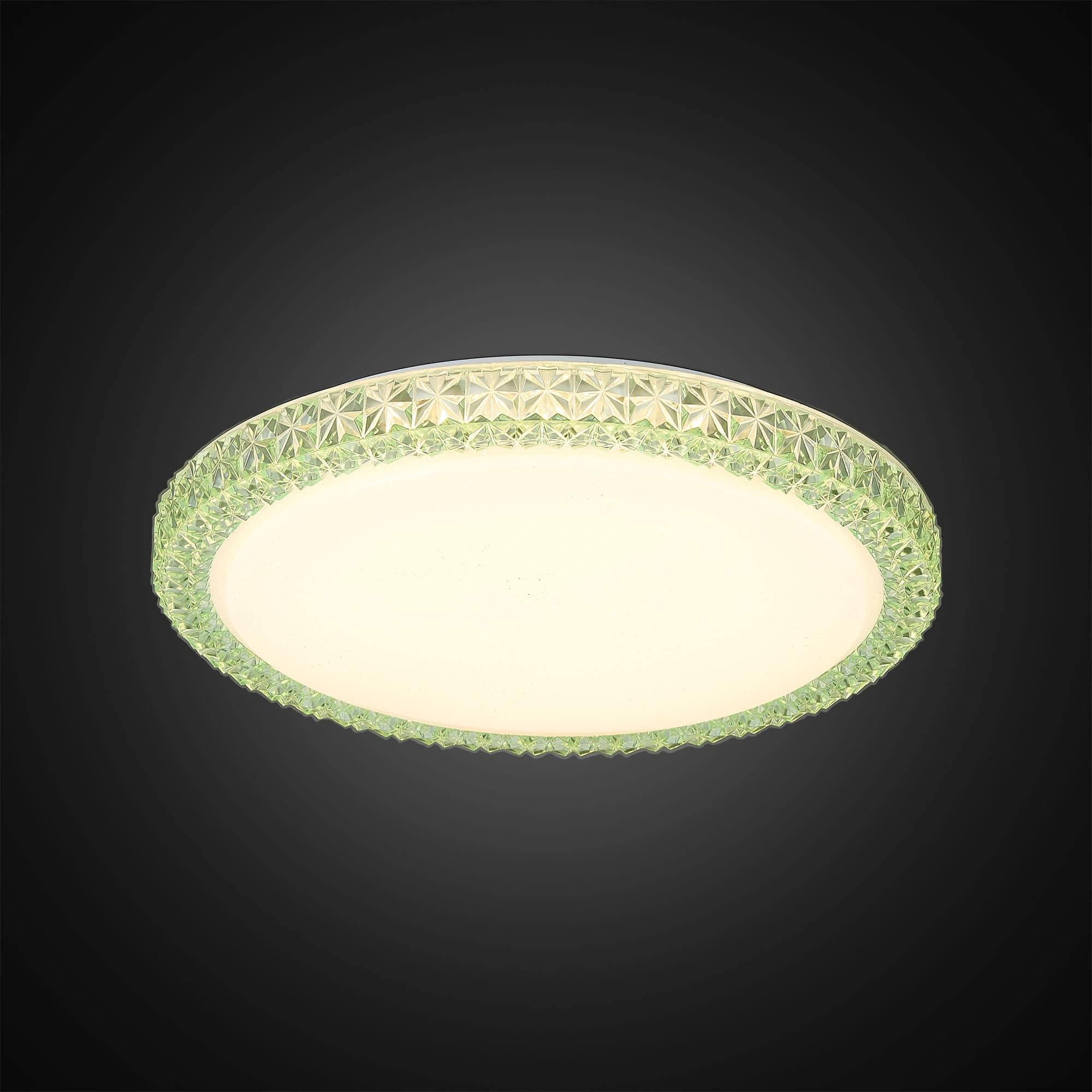 Citilux CL715R363 Kристалино Слим Зеленый Светильник Наст-Потол — миниатюра 3