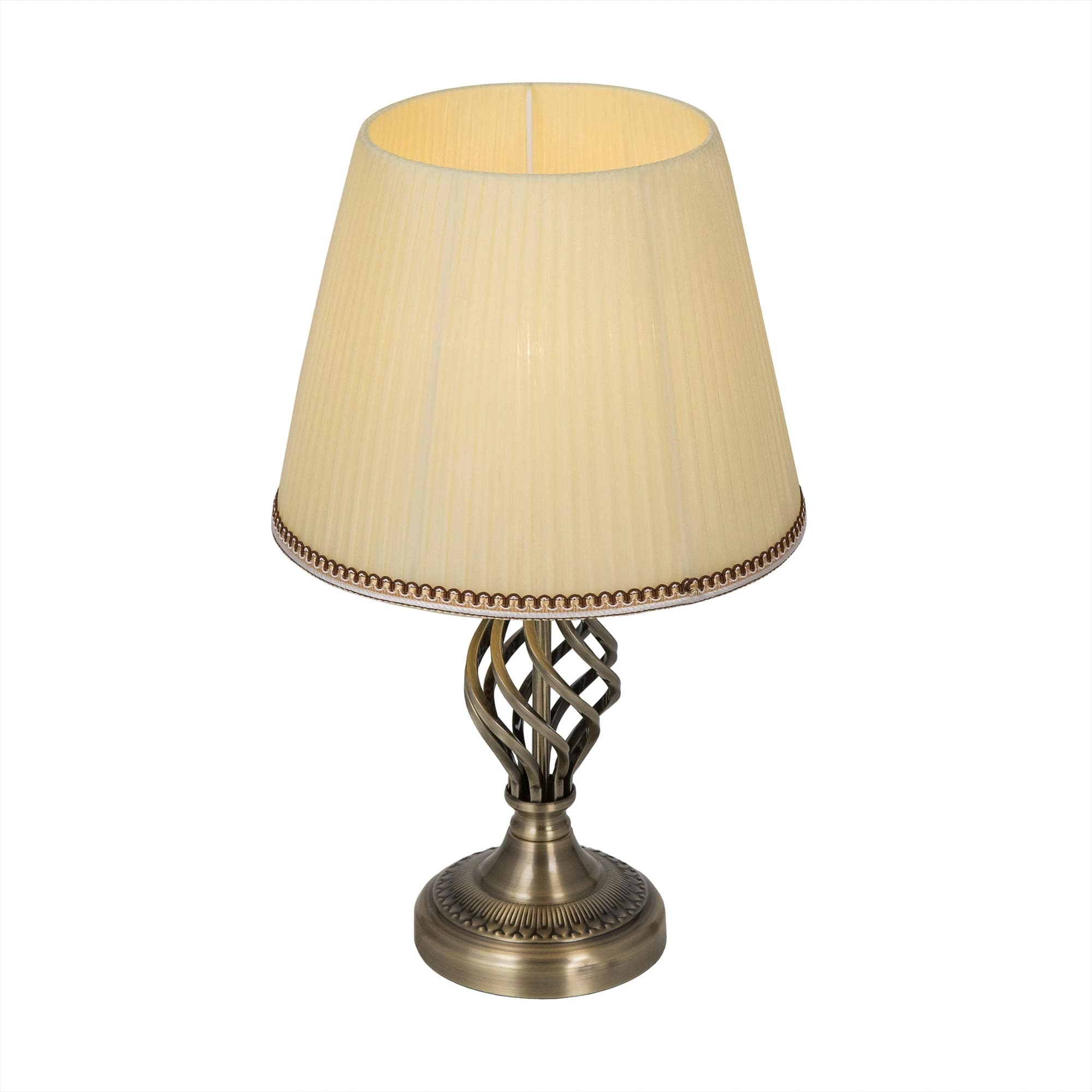 Citilux CL402833 Вена Бронза+Кремовый Светильник Настольный