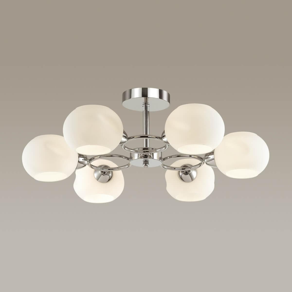 Lumion 4548/6C COMFI LN21 063 хром, белый Люстра потолочная E14 6*40W 220V PENELOPA — миниатюра 4