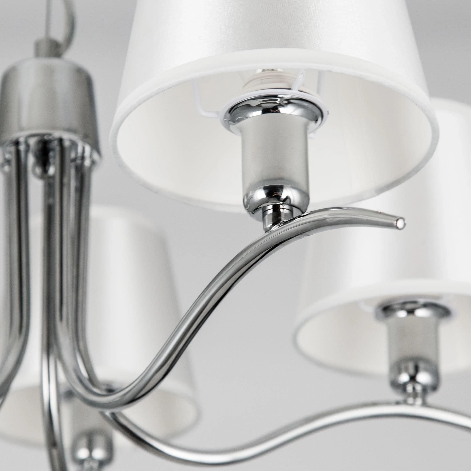 Citilux CL439151 Эмма Хром+Белый Светильник Люстра — миниатюра 9