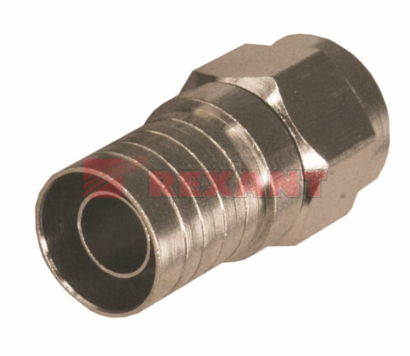 Разъем F-Разъем RG-6 обжим Rexant 05-4031 — миниатюра 2