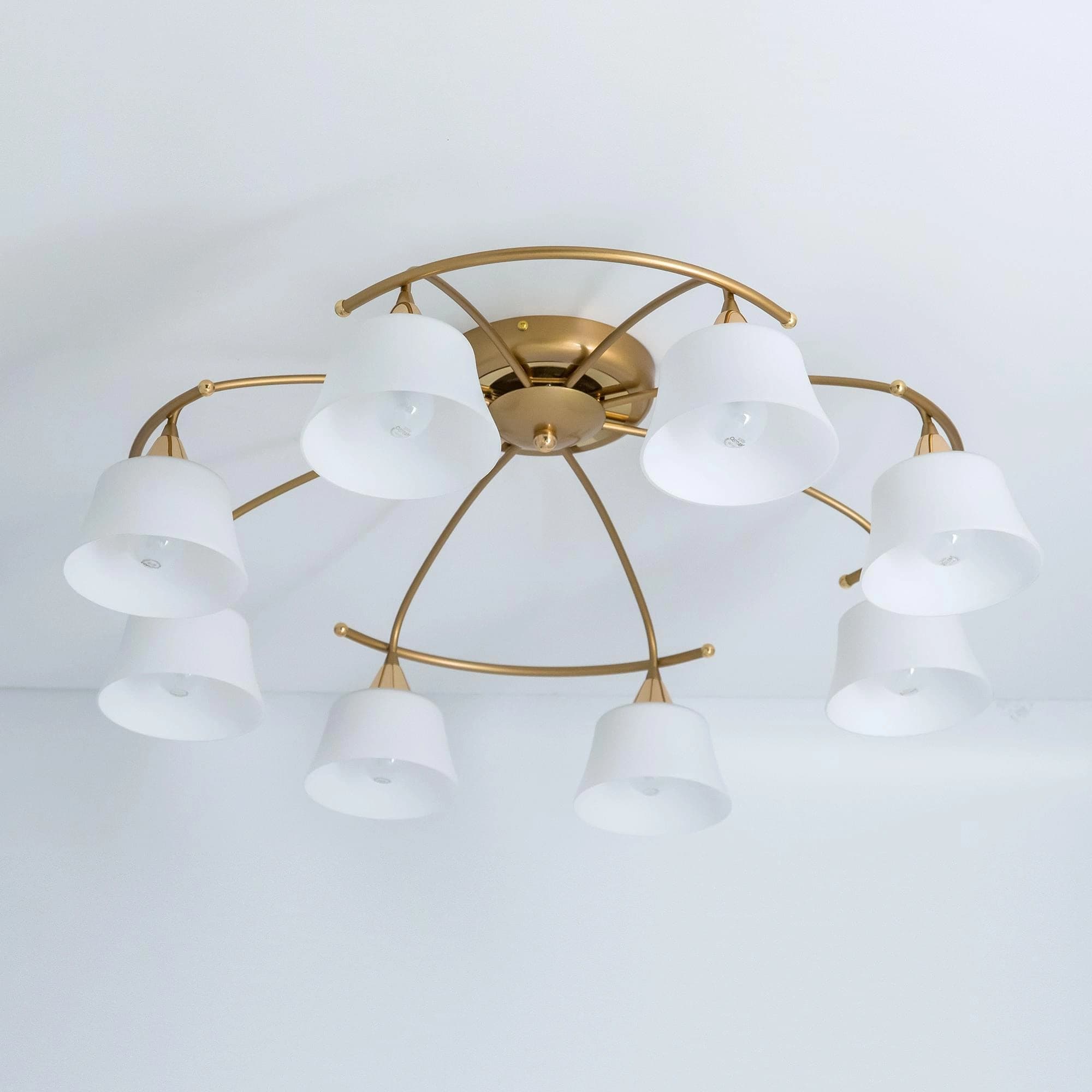 Citilux CL110182 Стелла Золото+Золот.Металлик Светильник Люстра — миниатюра 4