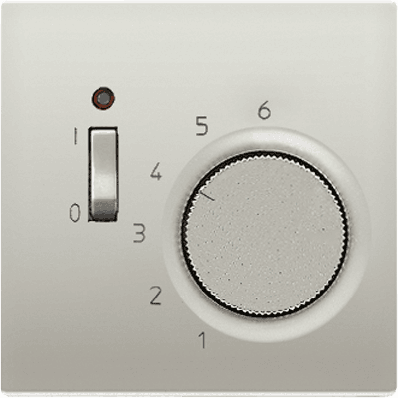 JUNG LS 990 Edelstahl Термостат комнатный, 10(4)А TRES231 — миниатюра 2