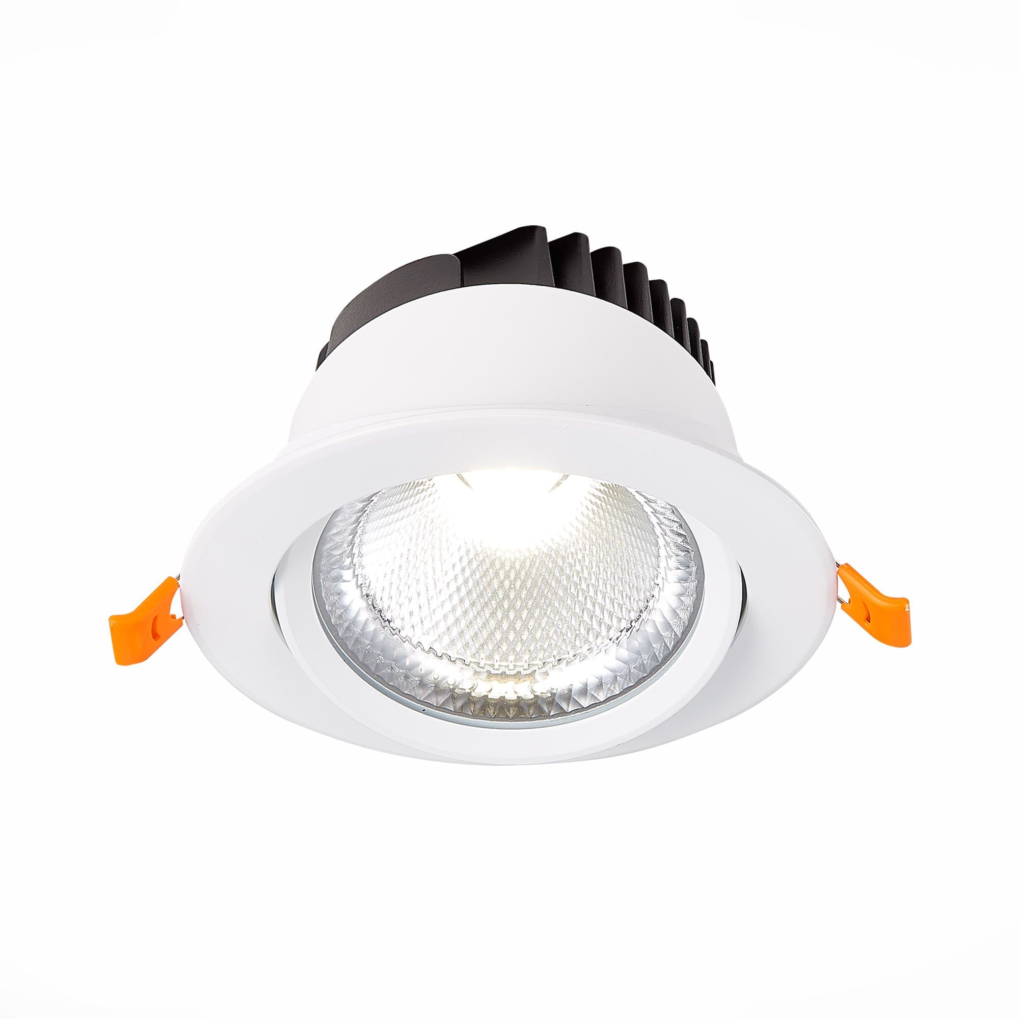 ST Luce ST211.538.15.24 Светильник встраиваемый Белый LED 1*15W 3000K 1 125Lm Ra80 24° IP20 D109xH65 220-240V