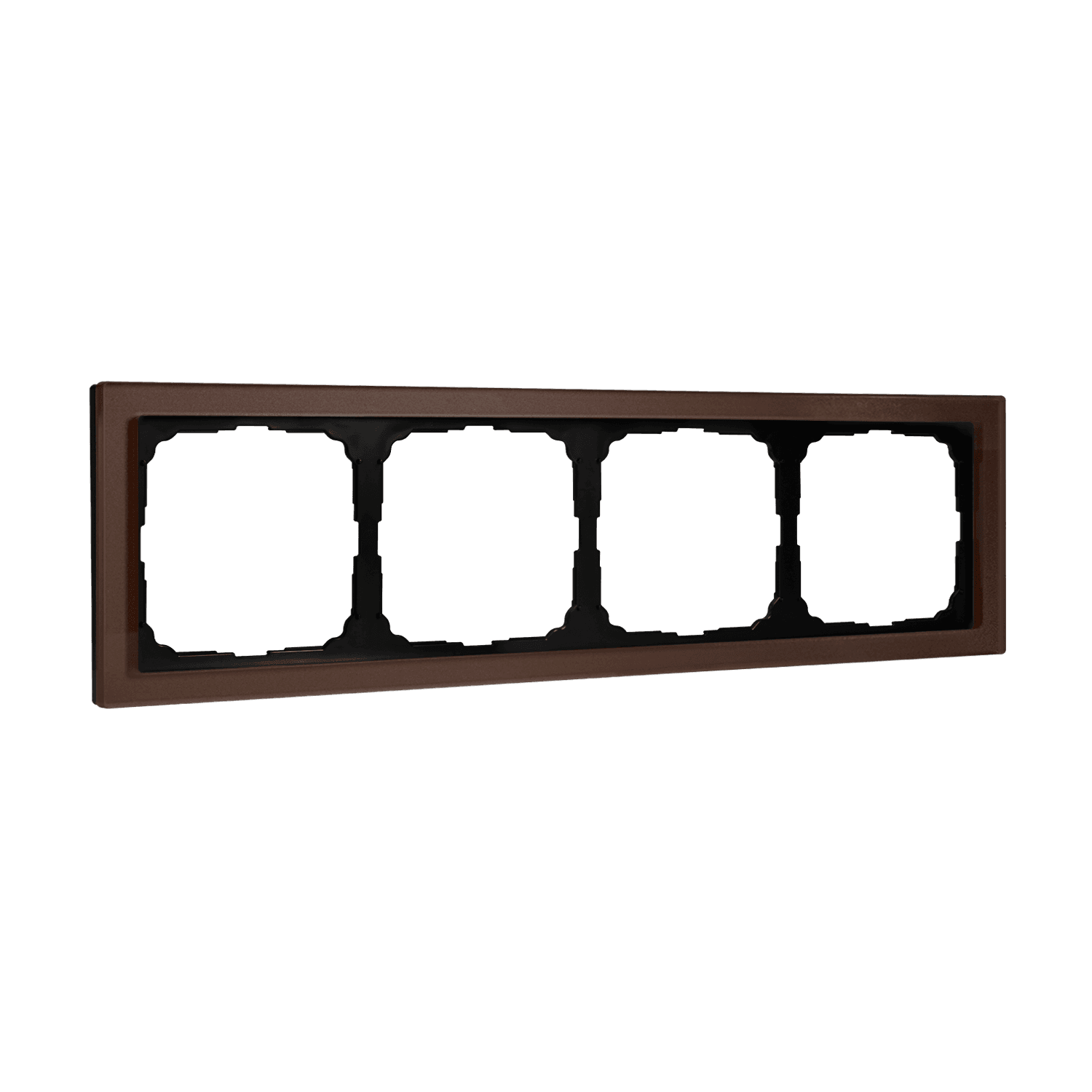 Systeme Electric ArtGallery Pure Органическое стекло Мокко Рамка 4-ая