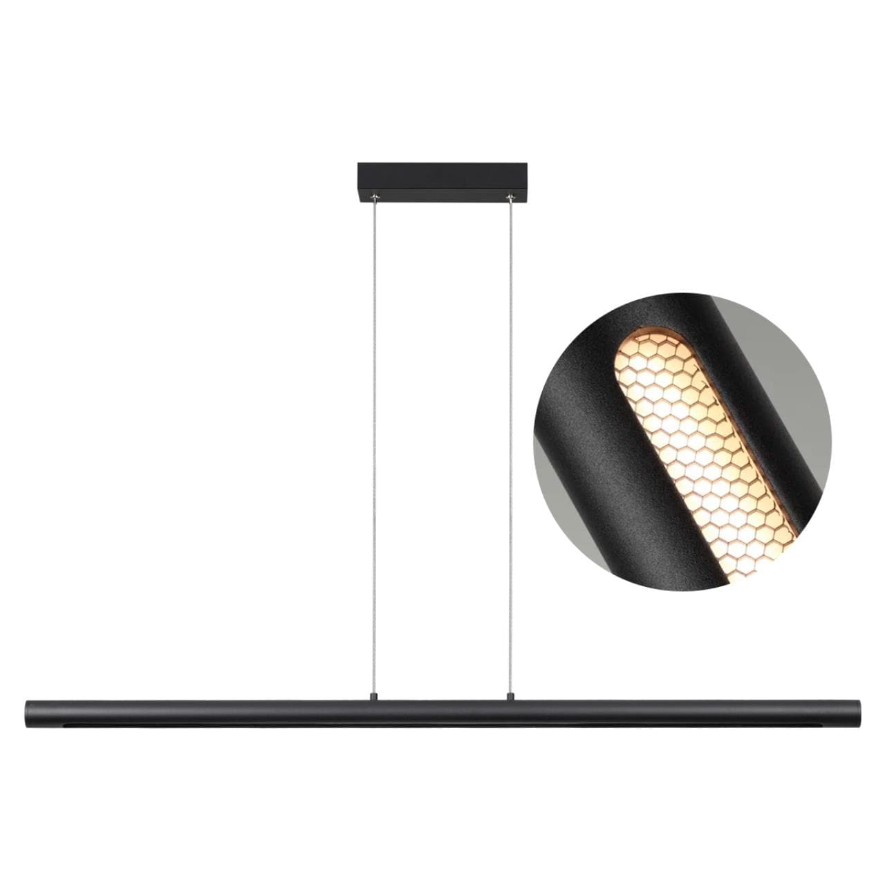 Odeon Light 6643/45L HIGHTECH ODL24 черный/металл/акрил Подвесной светильник IP20 LED 49W 3000K 220V MALI