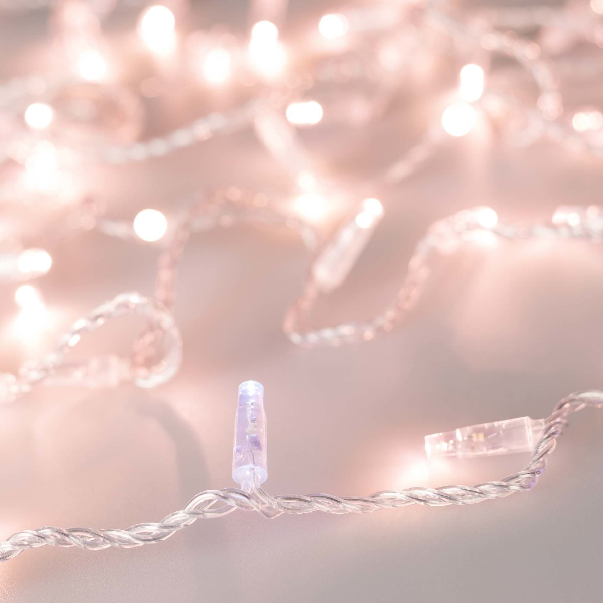 Arlight Светодиодная гирлянда ARD-STRING-CLASSIC-10000-CLEAR-100LED-FLASH Rose Gold (230V, 7W) (Ardecoled, IP65) 025790 — миниатюра 1