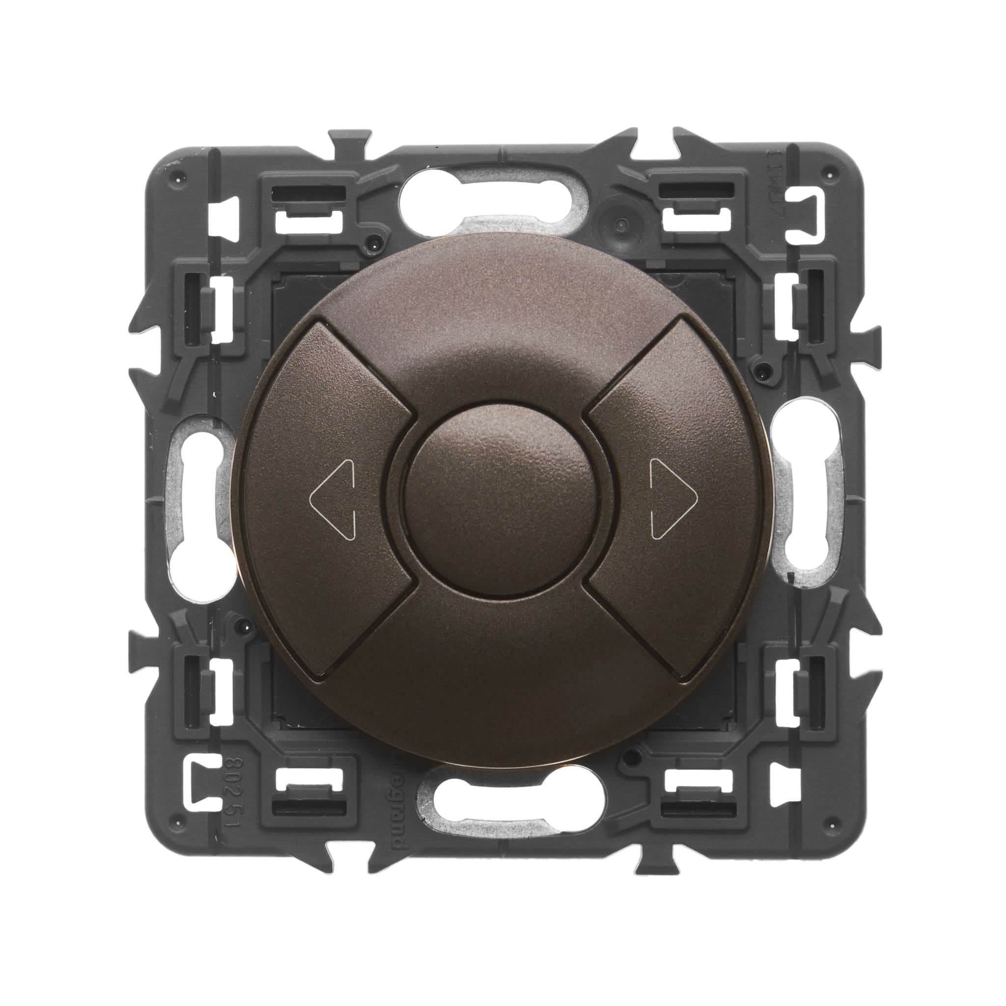 Legrand Celiane2 Графит Накладка выключателя жалюзийного 067955 — миниатюра 4