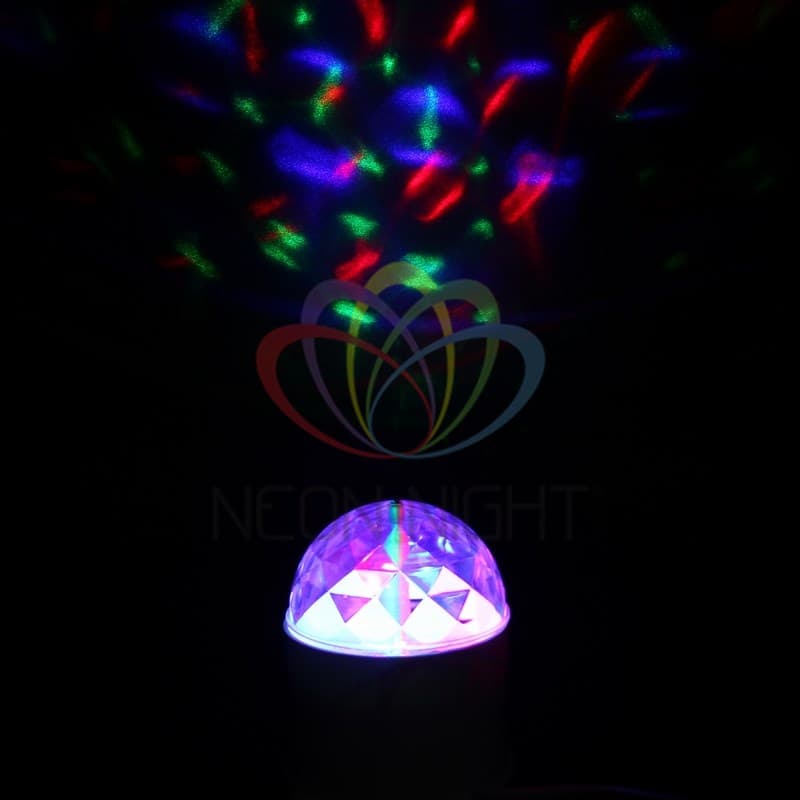 NEON-NIGHT Диско-лампа светодиодная в компактном корпусе, 230 В 601-252 — миниатюра 3