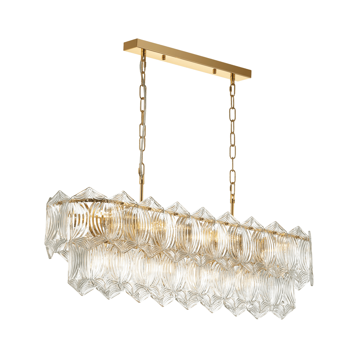 Odeon Light 4918/10A MODERN ODL22 327 золотой/прозрачный/стекло Люстра E14 12*40W SOMALA — миниатюра 2