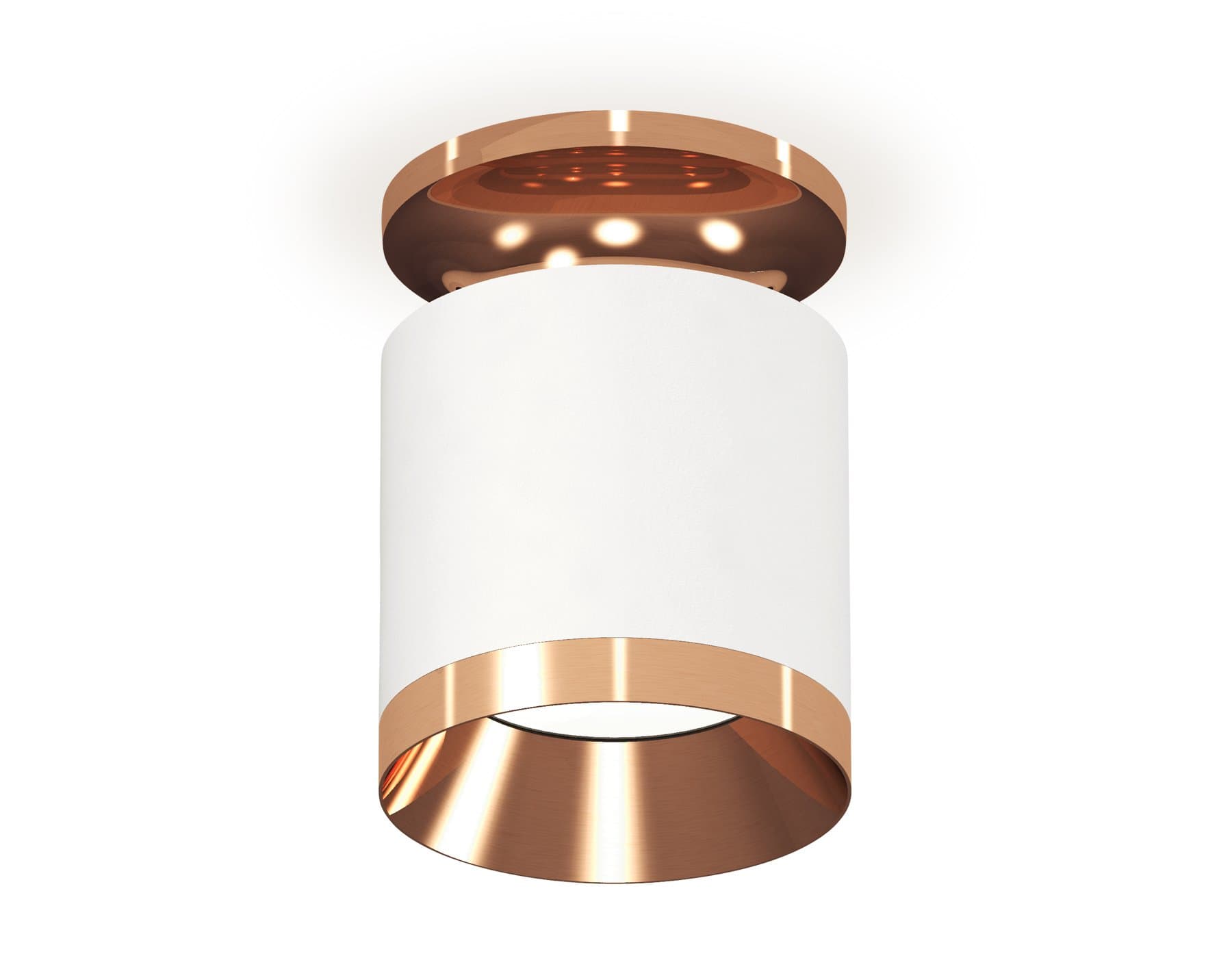 Ambrella Комплект накладного светильника XS7401141 SWH/PPG белый песок/золото розовое полированное MR16 GU5.3 (N7930, C7401, N7035)