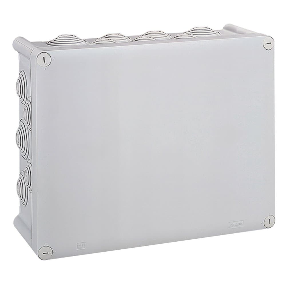 Legrand Plexo Серый Коробка прямоугольная 360x270x124, 24 кабельных ввода, 750°C IP55 IK07 092092