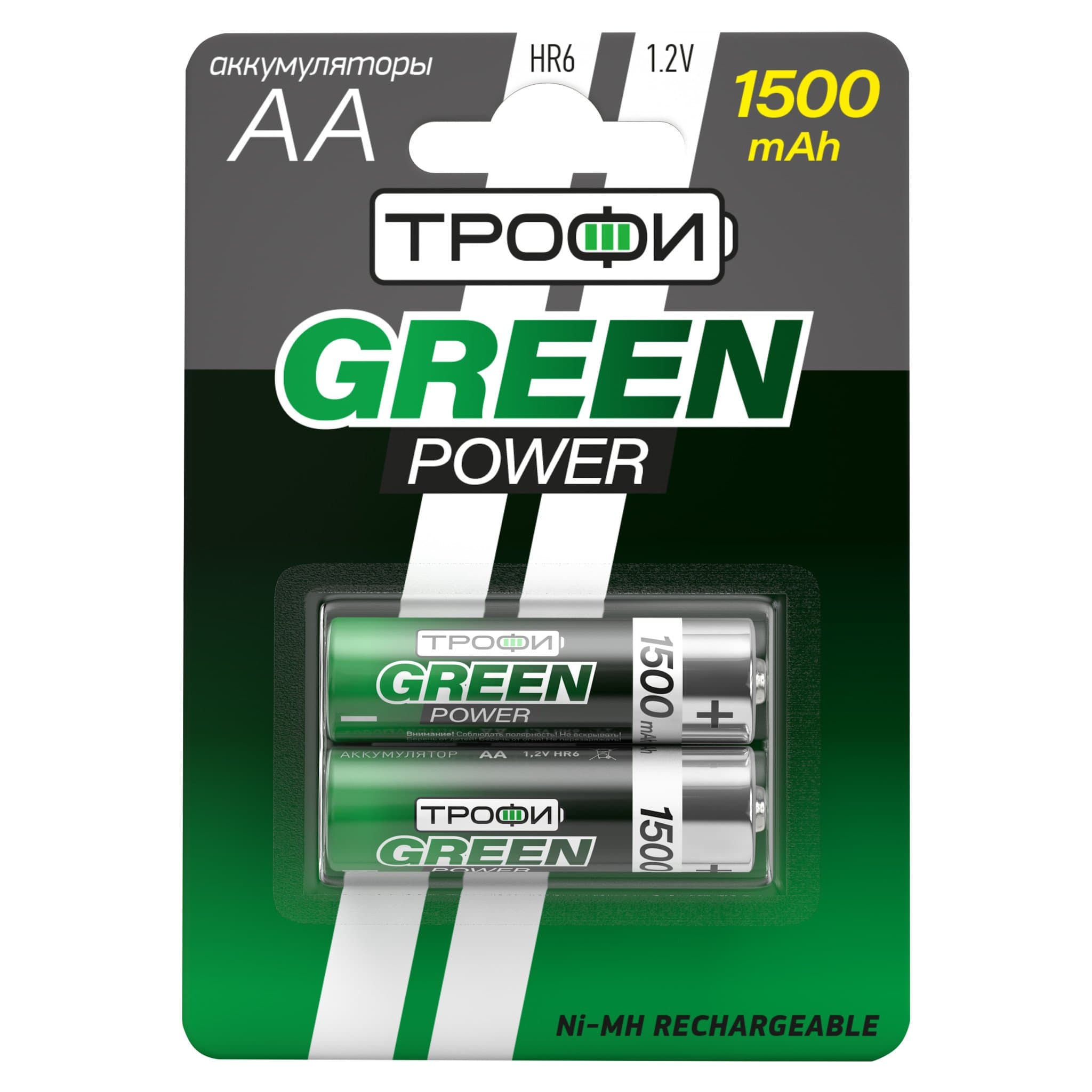 ЭРА Элемент питания  Трофи HR6-2BL 1500mAh Б0019500