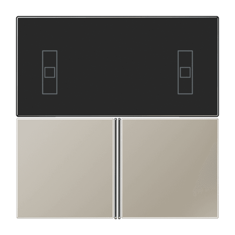JUNG KNX LS 990 Edelstahl Комплект накладок терморегулятора ES4093TSA