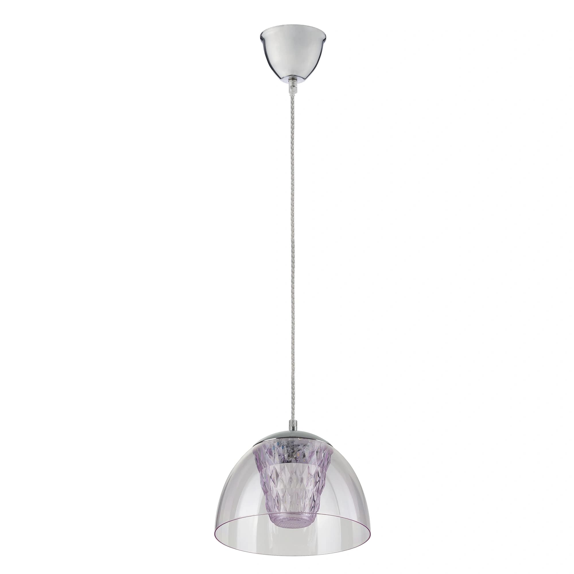 Citilux CL717114 Топаз Фиолетовый Подвес — миниатюра 5
