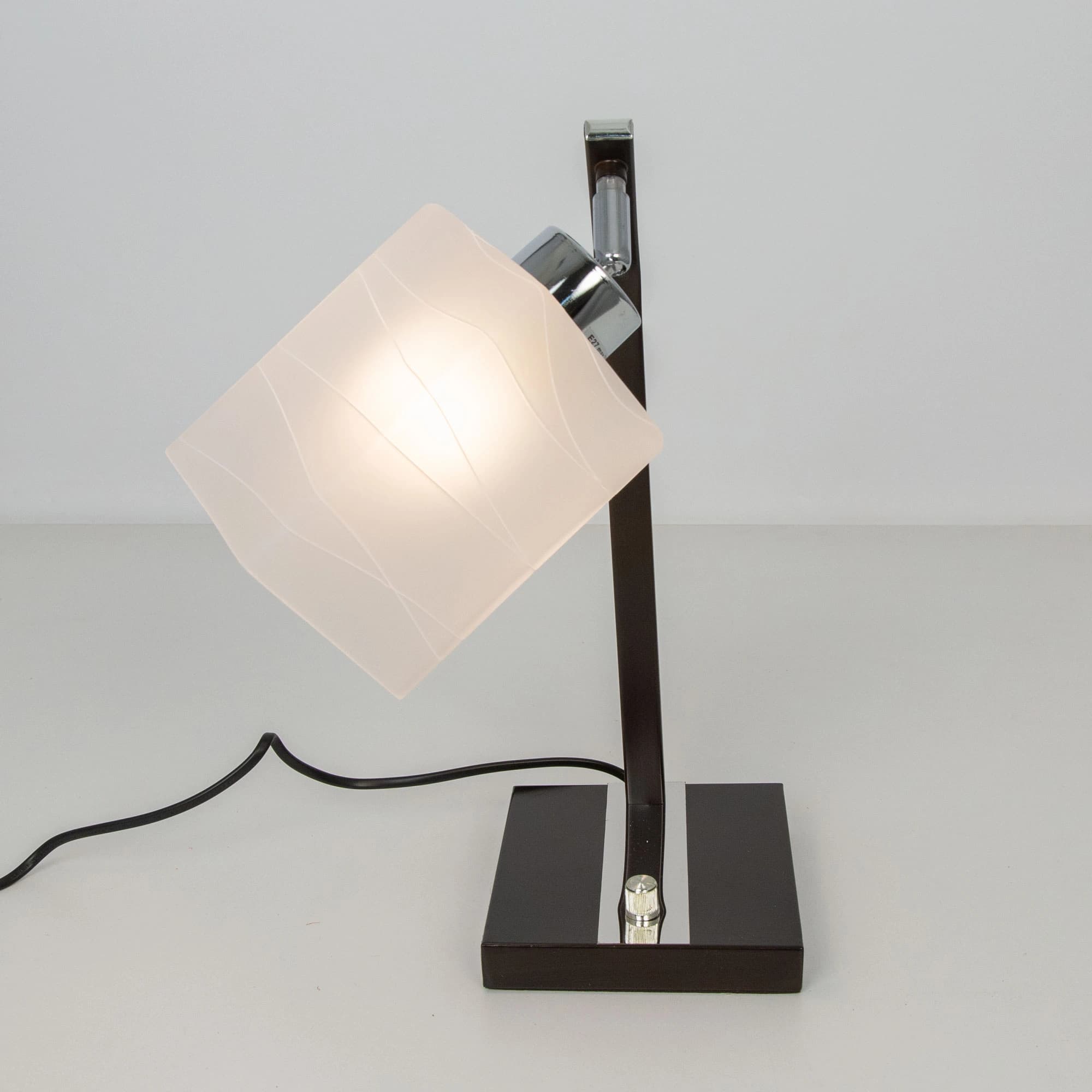 Citilux CL127811 Оскар Хром+Венге Светильник Настольный — миниатюра 4