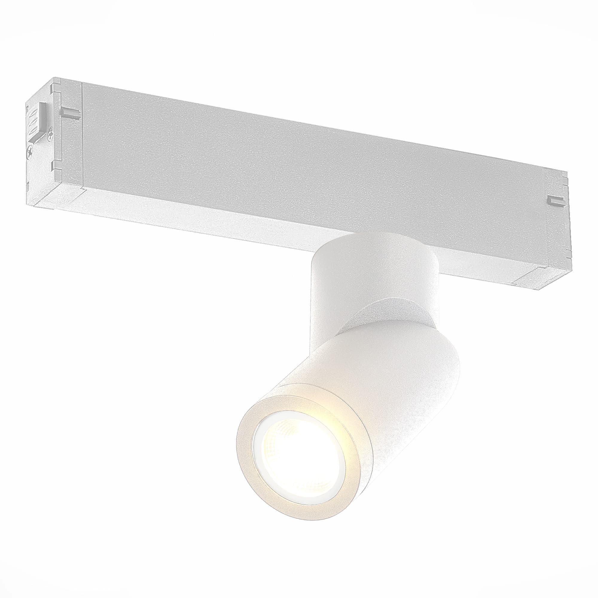 ST LUCE ST506.502.01 Светильник трековый Белый GU10 1*50W IP20 D60xH190 180-240V Без ламп