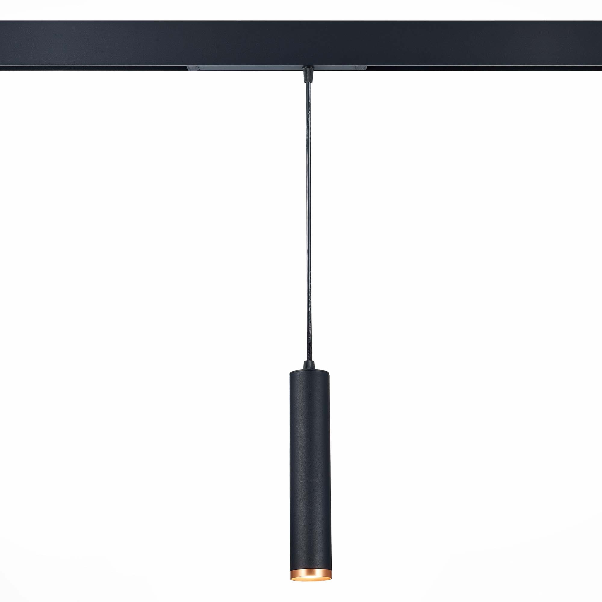ST LUCE  ST659.493.10 Светильник трековый подвесной Черный LED 1*10W 2700K-6000K 720Lm Ra>90 36 IP20 D40xH300 220V