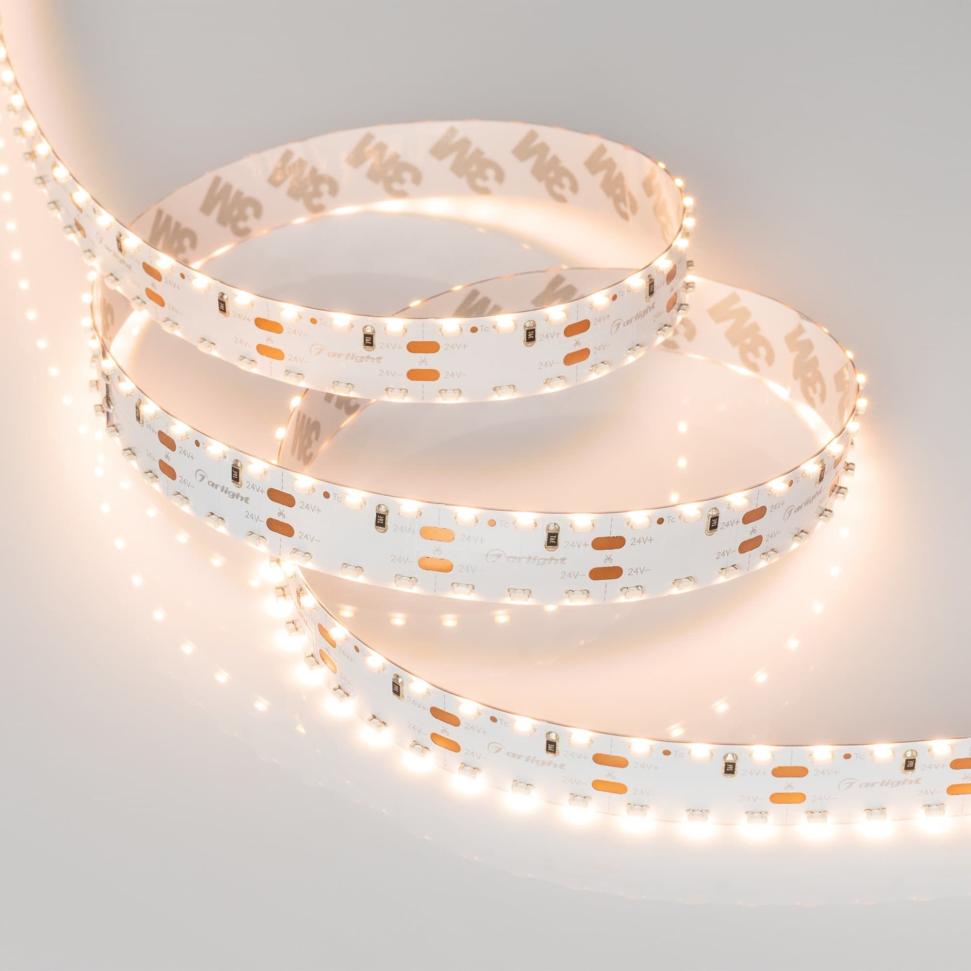 Arlight Светодиодная лента RS 2-5000 24V Warm2700 2x2 15mm (3014, 240 LED/m, LUX) (19.2 Вт/м, IP20) 024472 — миниатюра 3