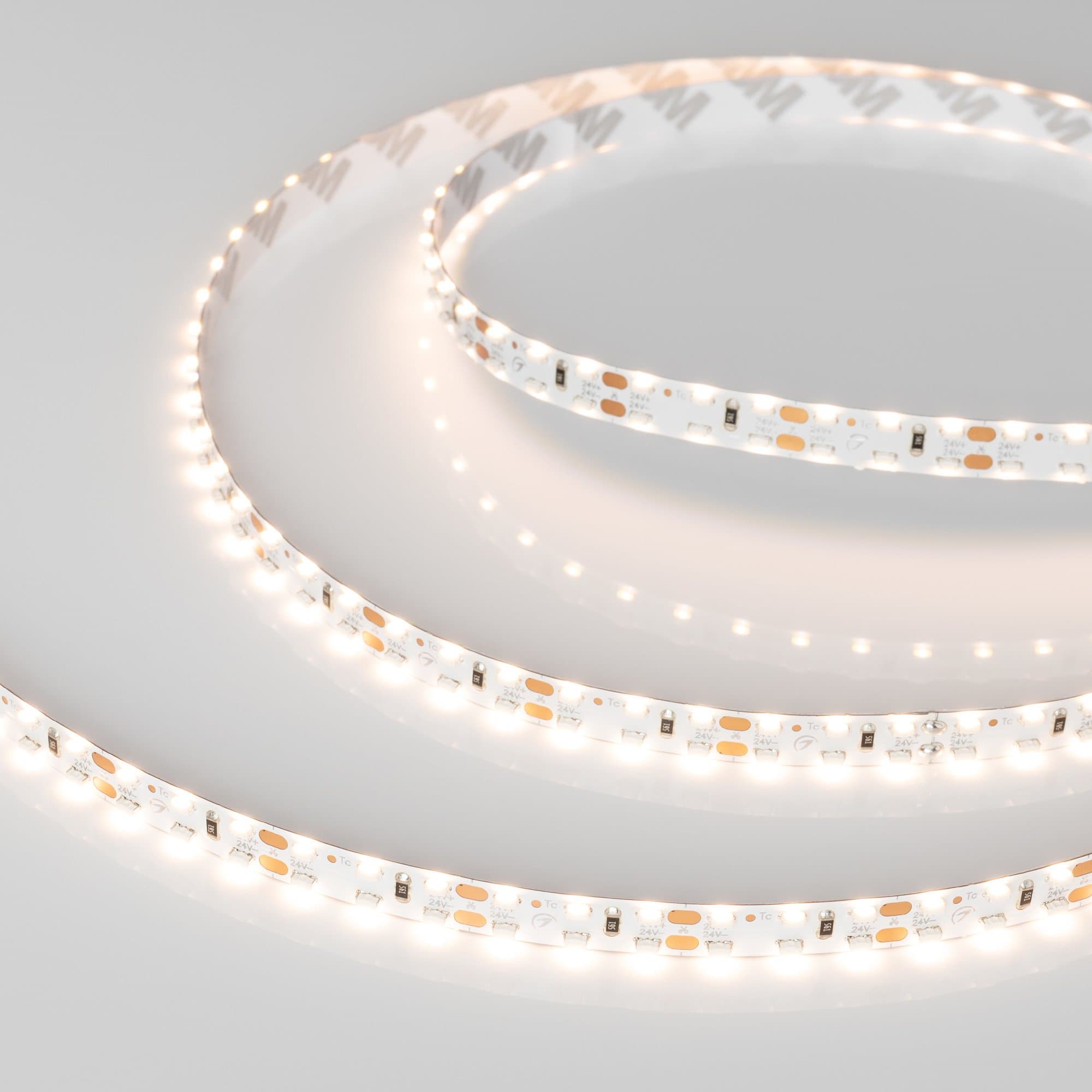 Arlight Светодиодная лента RS 2-5000 24V Warm3000 2x2 8mm (3014, 240 LED/m, LUX) (14.4 Вт/м, IP20) 024466 — миниатюра 4