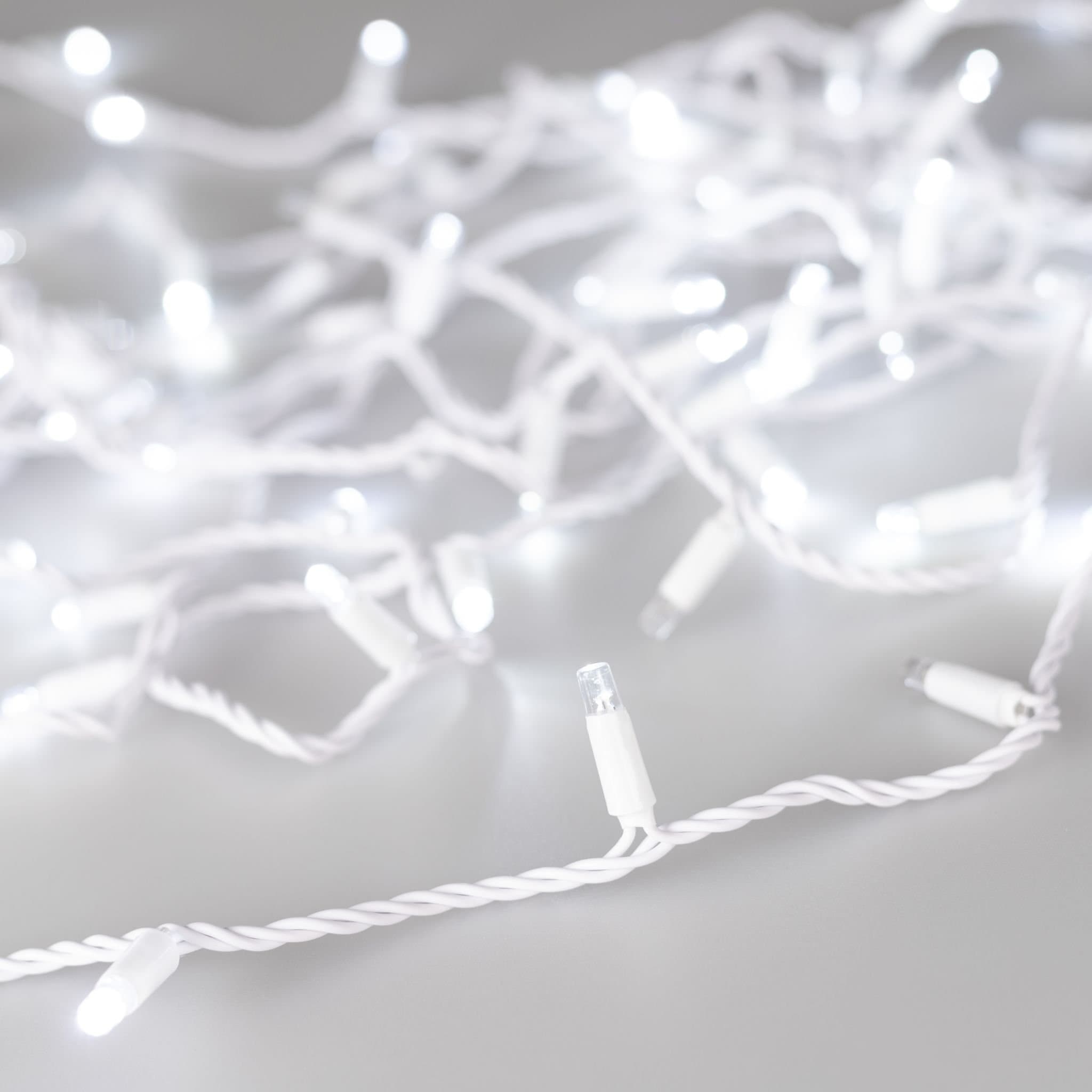 Arlight Светодиодная гирлянда ARD-STRING-CLASSIC-1000-WHITE-100LED-PULSE White (230V, 7W) (Ardecoled, IP65) 031647 — миниатюра 4