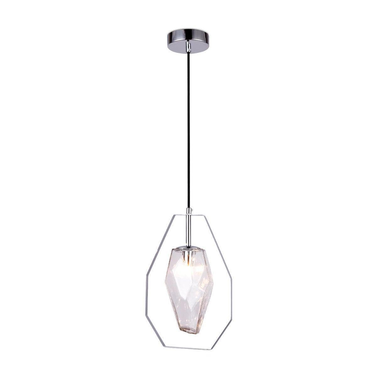 Ambrella Подвесной светильник со сменной лампой TR3626 CH/CL хром/матовый G9 max 40W D200*1100 — миниатюра 1