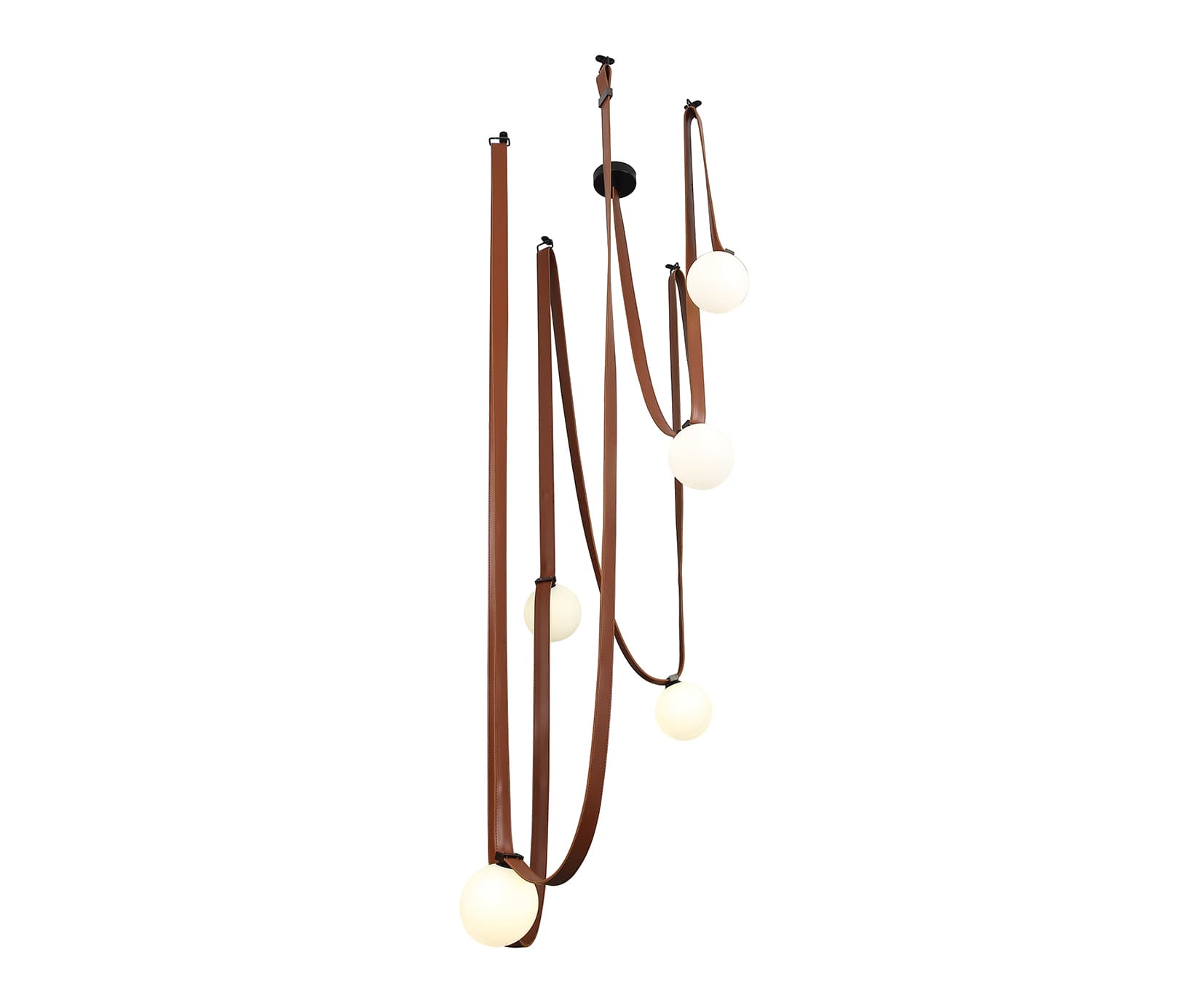 Kink Light 07682-5,04 Подвес Клиф коричневый d100 h150 E14 5*40W