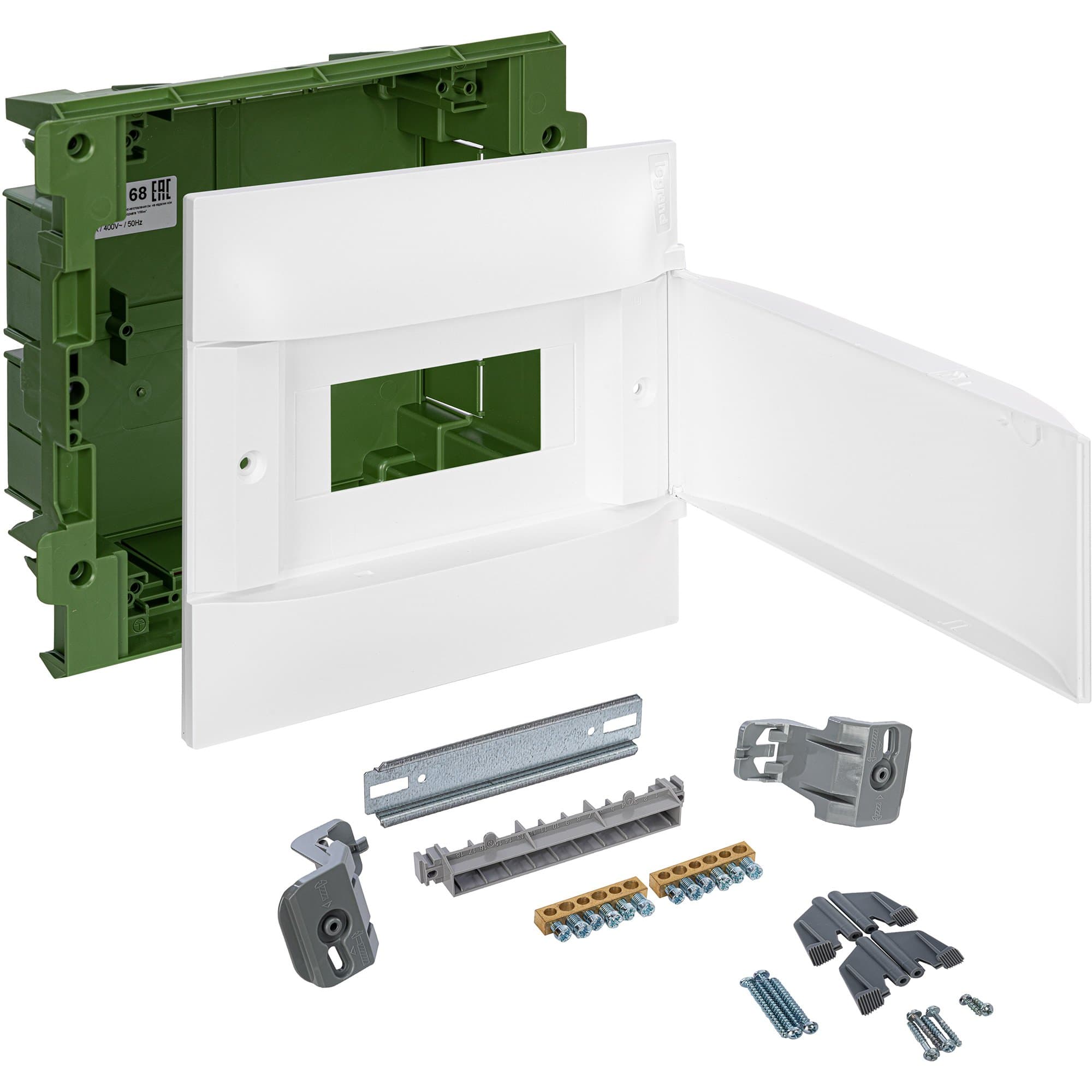 Legrand Practibox S Пластиковый щиток Встраиваемый (в полые стены) 1X8 Белая дверь 134568 — миниатюра 7