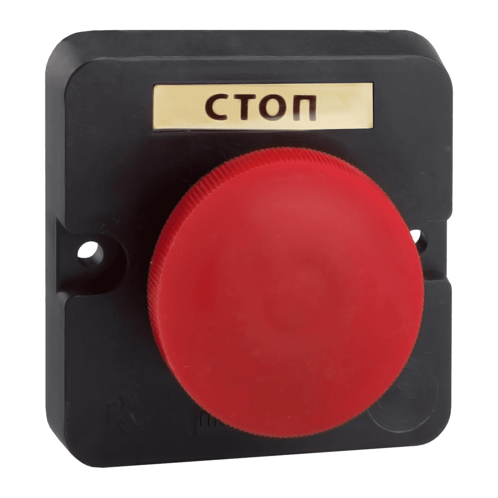 КЭАЗ Пост кнопочный ПКЕ 122-1-У2-IP54 (красный гриб)
