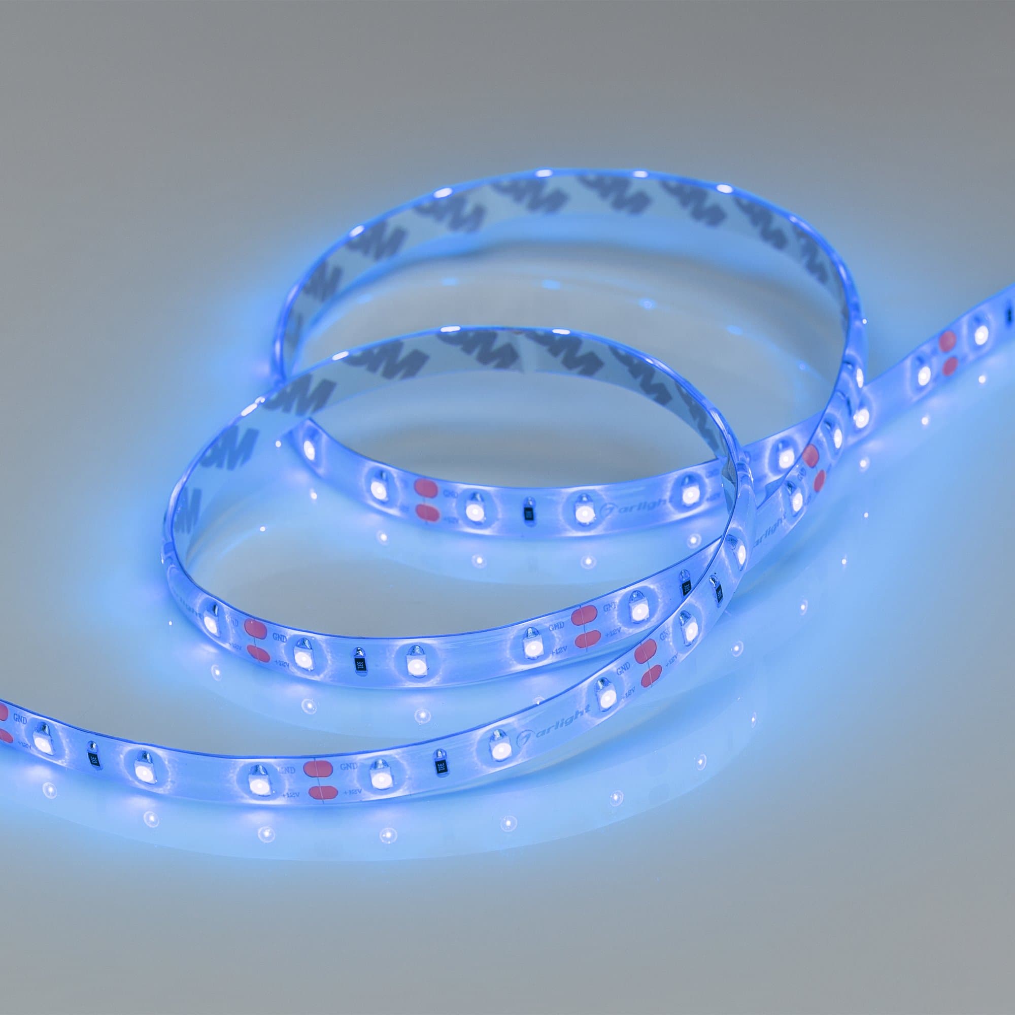Arlight Светодиодная лента RTW 2-5000SE 12V Blue (3528, 300 LED, LUX) (4.8 Вт/м, IP65) 014799(1) — миниатюра 3