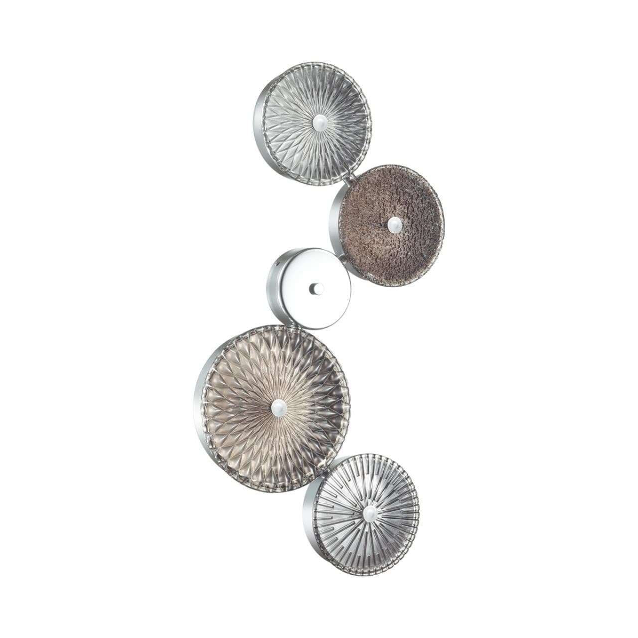 Odeon Light 5416/26WL L-VISION ODL_EX23 11 хром/разноцветный металл/стекло Бра LED 26W 4000K CARAMELLA — миниатюра 1