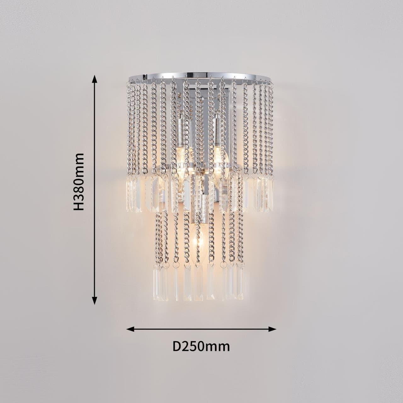 Favourite Бра D250*W155*H400/ 3*E14*40W, excluded 2924-3W — миниатюра 2
