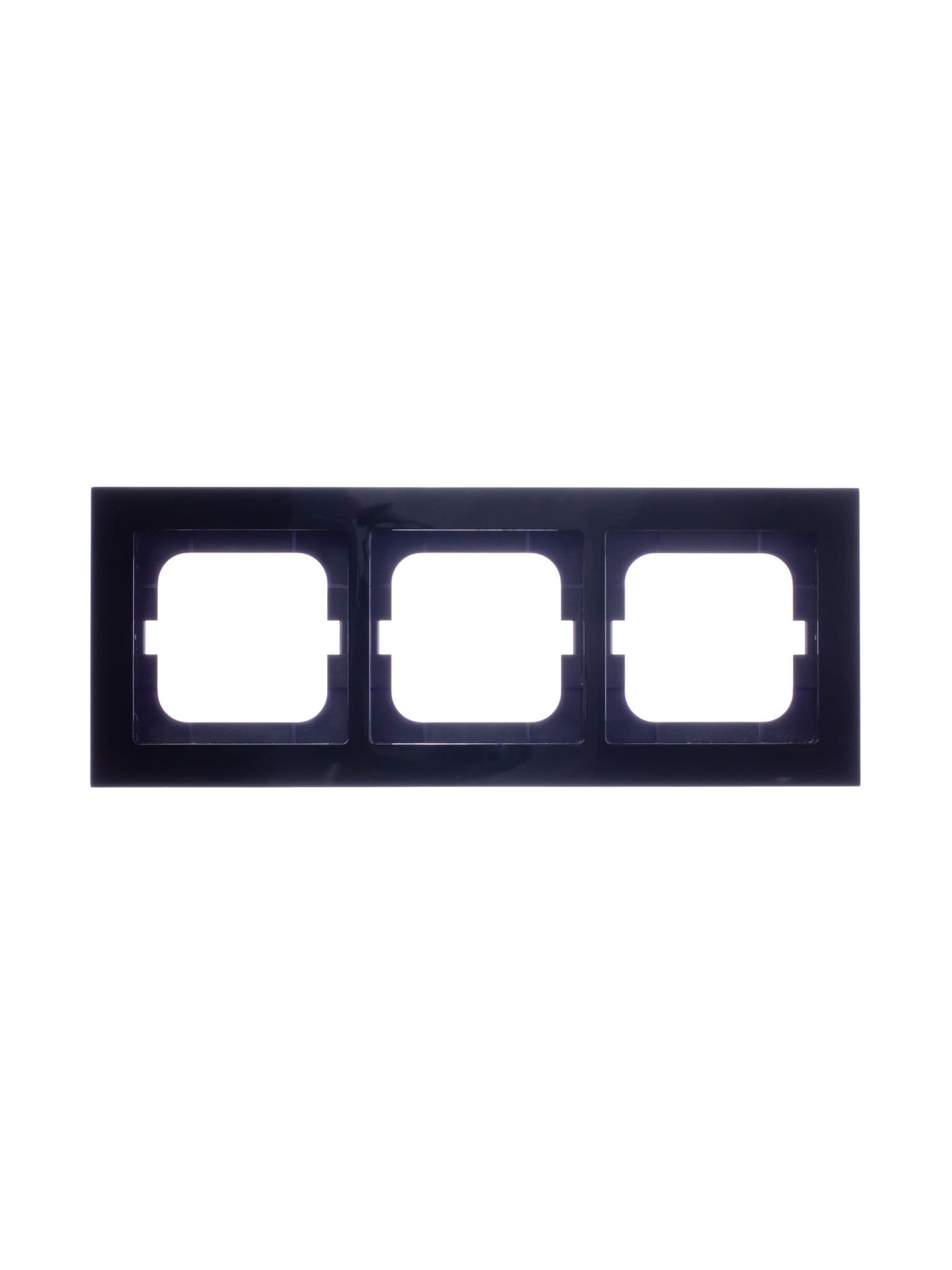 ABB BJE Axcent Черный Рамка 3-ая 2CKA001754A4411 — миниатюра 3